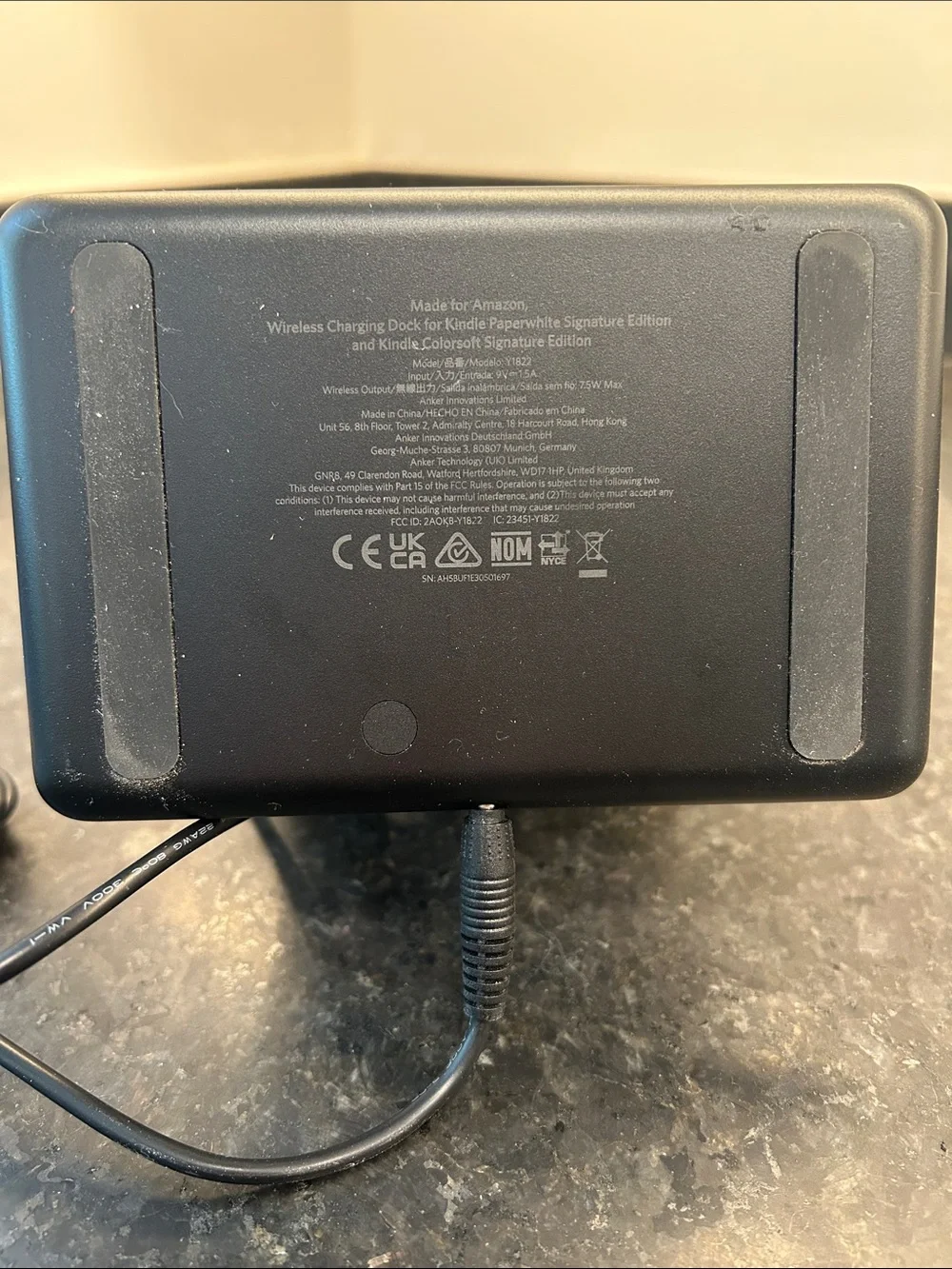 Anker Wireless Charging Dock for Kindle Paperwhite Signature Edition